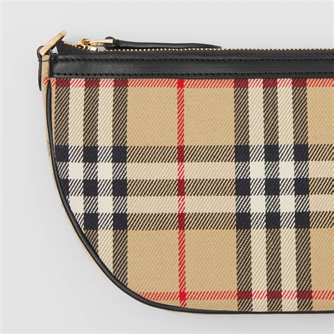 burberry vintage check cotton olympia pouch|Burberry Vintage Check Cotton Olympia Pouch Archive Beige.